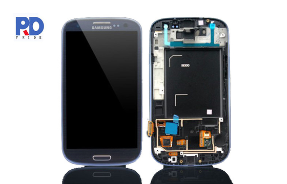 хорошее качество замена экрана Samsung LCD 4,8 дюймов для голубого Samsung S3 i9300 реализация