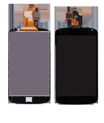 хорошее качество 4,7 дюйма экрана LG LCD для E960 LCD с чернотой цифрователя реализация