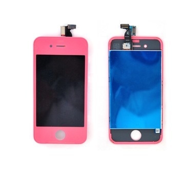 хорошее качество Первоначально запчасти Iphone 4S мобильного телефона Conversionkit качества, розовый агрегат касания LCD реализация