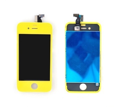 хорошее качество Запчасти OEM Iphone 4S желтеют замену цифрователя экрана LCD для iphone 4s реализация