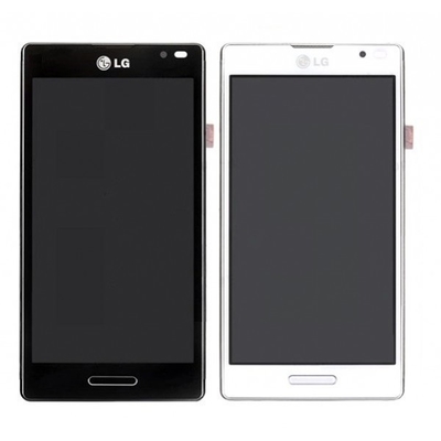 хорошее качество Чернота, белизна замена экрана LG LCD 4,7 дюймов для замены цифрователя экрана касания LG Optimus L9 P760 LCD реализация