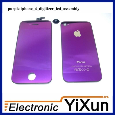 хорошее качество iPhone 4 LCD с наборами замены агрегата цифрователя пурпуровыми реализация