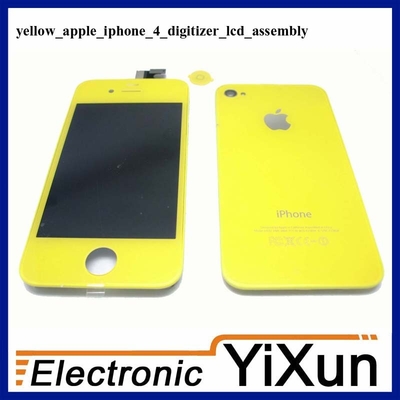 хорошее качество LCD с наборами желтым IPhone замены агрегата цифрователя 4 части OEM реализация