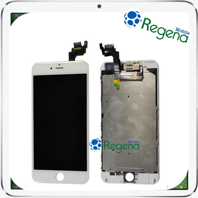хорошее качество iphone 6 запасных частей iphone 6 плюс белизна черноты цифрователя LCD экрана касания фронта 5,5 дюймов реализация