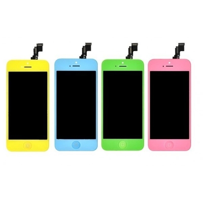 хорошее качество Желтый цвет/пинк/зеленый цвет/голубой OEM агрегата цифрователя iPhone 5C LCD реализация