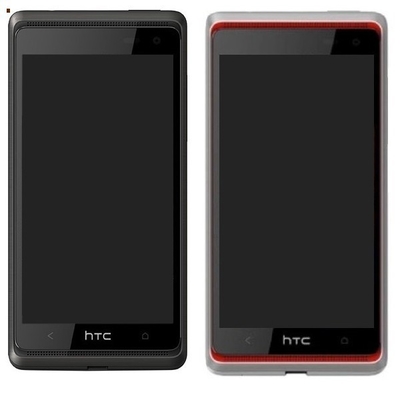хорошее качество Чернота, красный цвет цифрователь сотового телефона 4,5 дюймов с рамкой на желание 600 HTC реализация