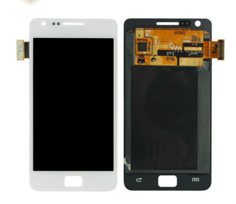 хорошее качество 4,3 дюйма экрана Samsung LCD для S2 I9100 LCD с белизной цифрователя реализация