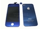 ЖК-дисплей дигитайзера наборы для замены Ассамблеи Хром синий IPhone 4 OEM частей компании
