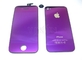 iPhone 4 LCD с наборами замены агрегата цифрователя пурпуровыми компании
