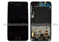 Черная галактика s2 i9100 LCD Samsung с запасными частями цифрователя экрана касания компании