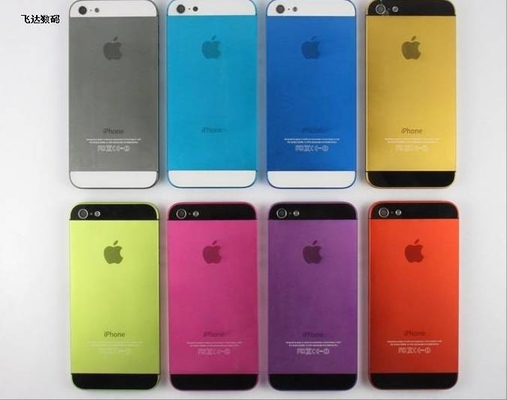 хорошее качество Крышка батареи OEM цветастая на iPhone 5 запасных частей, розовый/желтый цвет/подняла/пурпур реализация